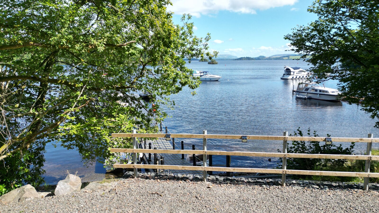 Loch Lomond aerial view