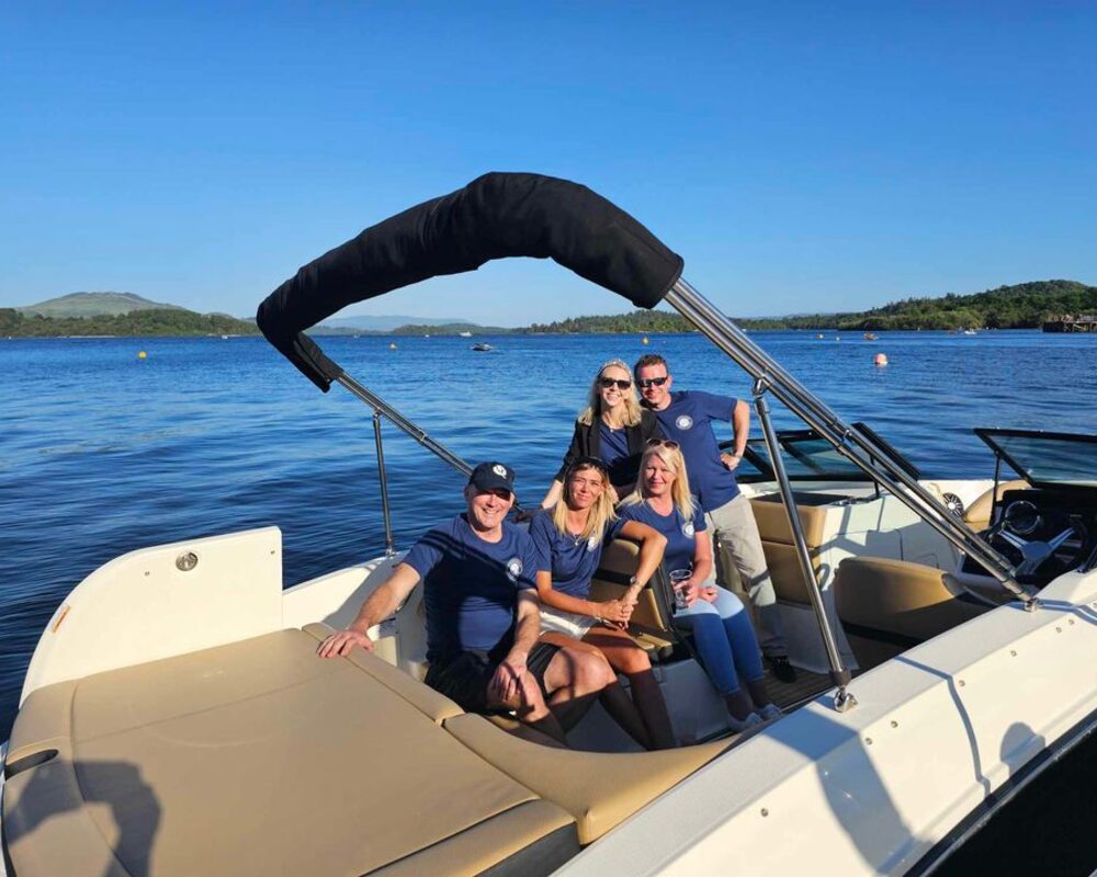 The Freedom Boat Club Loch Lomond team