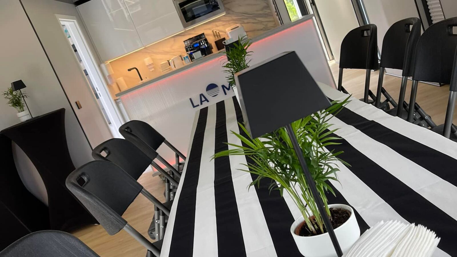 Corporate event set-up