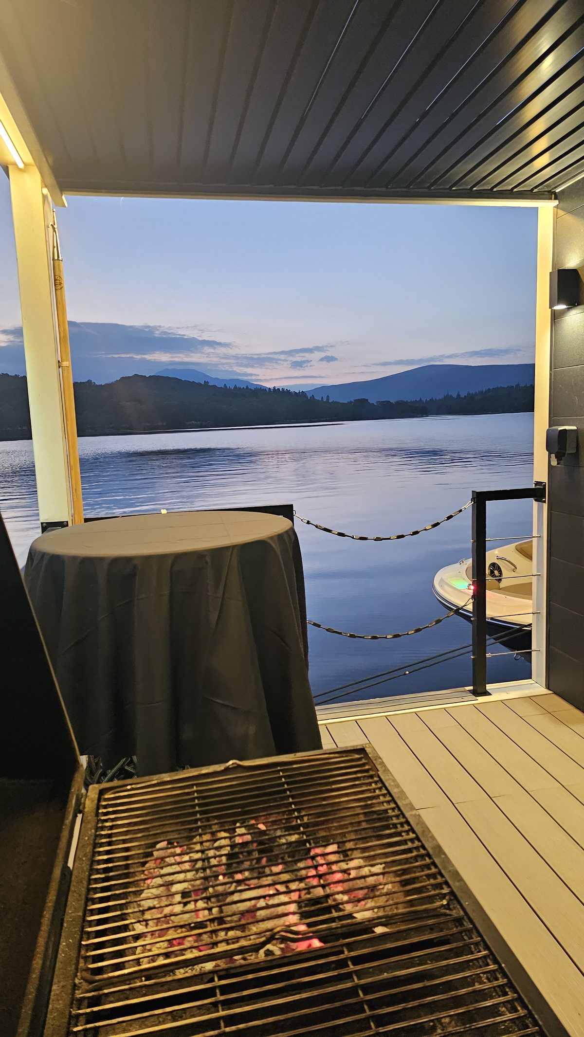 The grill deck