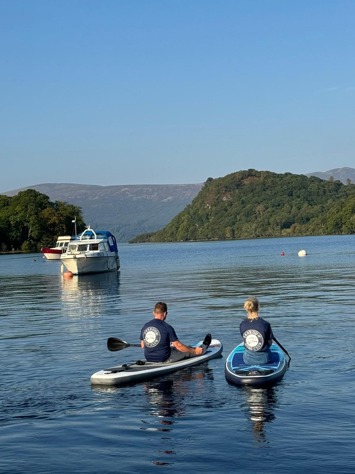 Paddleboarding from The Lomond Lounge
